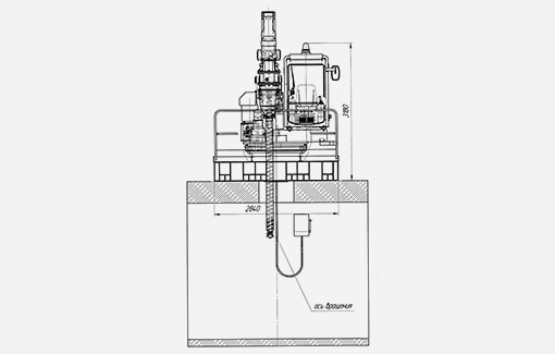 Stationary coal auger sampling system - PBSH-150